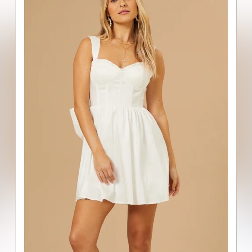 Altar’d State Elyse Satin Mini Dress